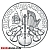 Tube of 20 x 2025 1 Ounce Philharmonic Silver Coins